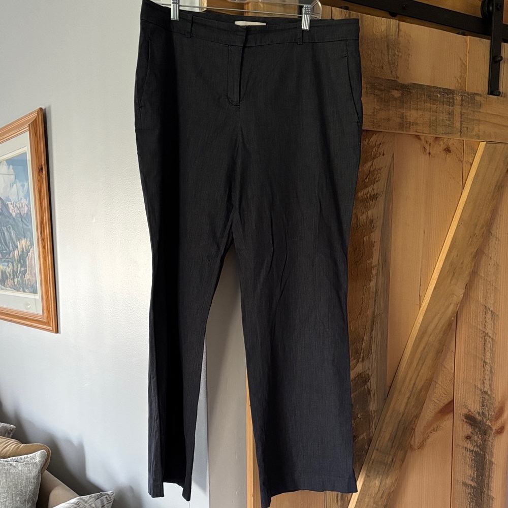 LOFT Black Wide Leg Pants